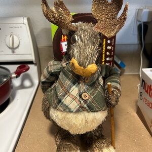 Pier 1 Natural Woodland Moose w Jacket